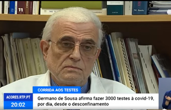 Germano de Sousa diz que a República devia exigir testes à COVID-19 a quem aterra em Portugal Continental - RTP Açores